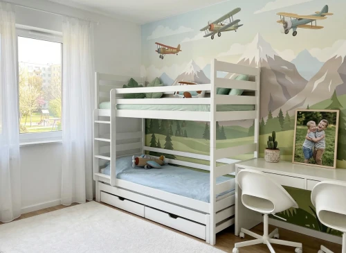 TOMI 90x200 vit våningssäng Lano Möbler