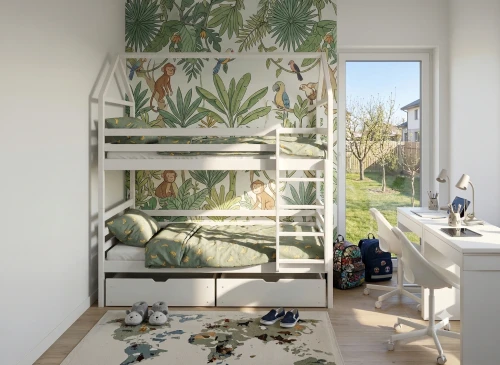 ALEX 90x200 vit våningssäng Lano Möbler