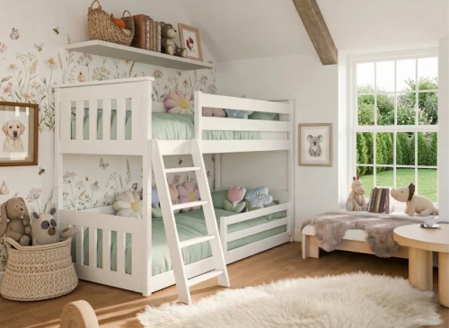 KEVIN 90x200 vit våningssäng Lano Möbler