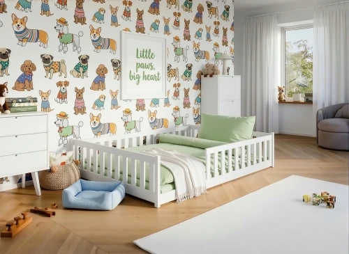 MATI 140x200 vit Barnsäng Spjälsäng Lano Möbler