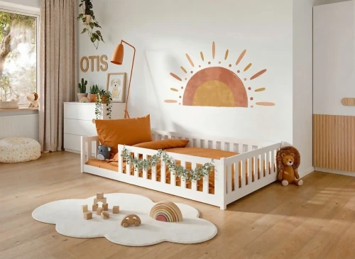 OTIS 120x200 vit Barnsäng Spjälsäng Lano Möbler