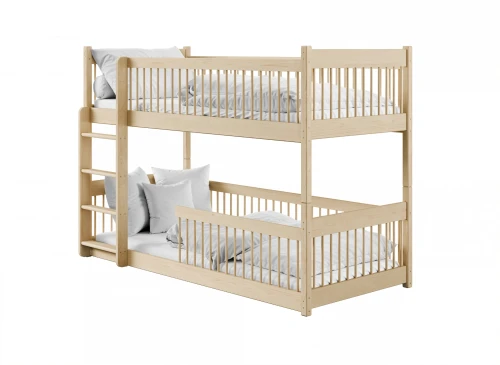 BOSTON 90x190 unpainted wood bunk bed Lano Furniture