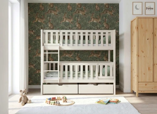 KSAWERY 80x180 bomull våningssäng Lano Möbler