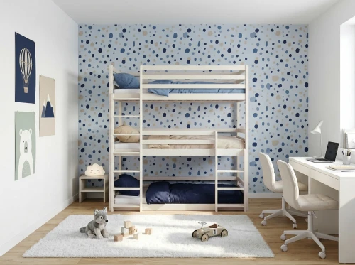 TED 80x180 bomull våningssäng Lano Möbler