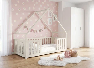 BEE 80x200 cotton children's single bed house Lano Furniture