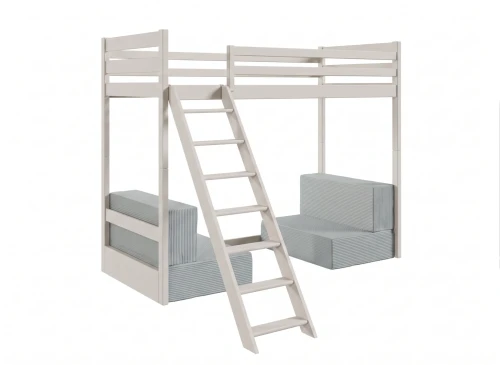 SOFENA 90X200 Kashmir loftsäng med modulsoffa tyg grå zoom 15 sage Lano Møbler